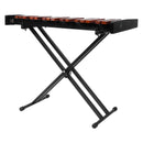 VEVOR metalofons ar 37 skaņām, koka profesionālais ksilofona tipa sitaminstruments ar augstuma regulējamu statīvu, 4 vālītēm un pārnēsājamo somu, iesācēju komplekts pieaugušajiem un bērniem