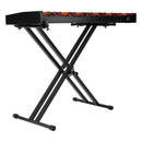 VEVOR metalofons ar 37 skaņām, koka profesionālais ksilofona tipa sitaminstruments ar augstuma regulējamu statīvu, 4 vālītēm un pārnēsājamo somu, iesācēju komplekts pieaugušajiem un bērniem