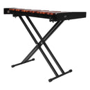 VEVOR metalofons ar 37 skaņām, koka profesionālais ksilofona tipa sitaminstruments ar augstuma regulējamu statīvu, 4 vālītēm un pārnēsājamo somu, iesācēju komplekts pieaugušajiem un bērniem