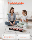 VEVOR metalofons ar 25 skaņām, koka profesionālais ksilofona tipa sitaminstruments ar 4 vālītēm un pārnēsājamo somu, iesācēju komplekts pieaugušajiem un bērniem