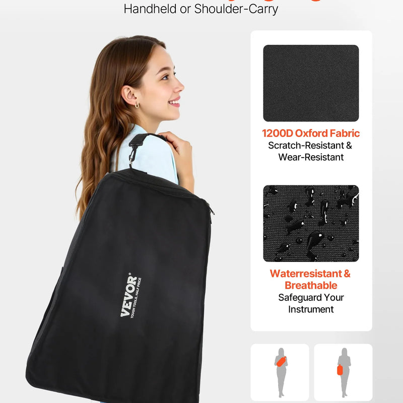 VEVOR metalofons ar 25 skaņām, koka profesionālais ksilofona tipa sitaminstruments ar 4 vālītēm un pārnēsājamo somu, iesācēju komplekts pieaugušajiem un bērniem