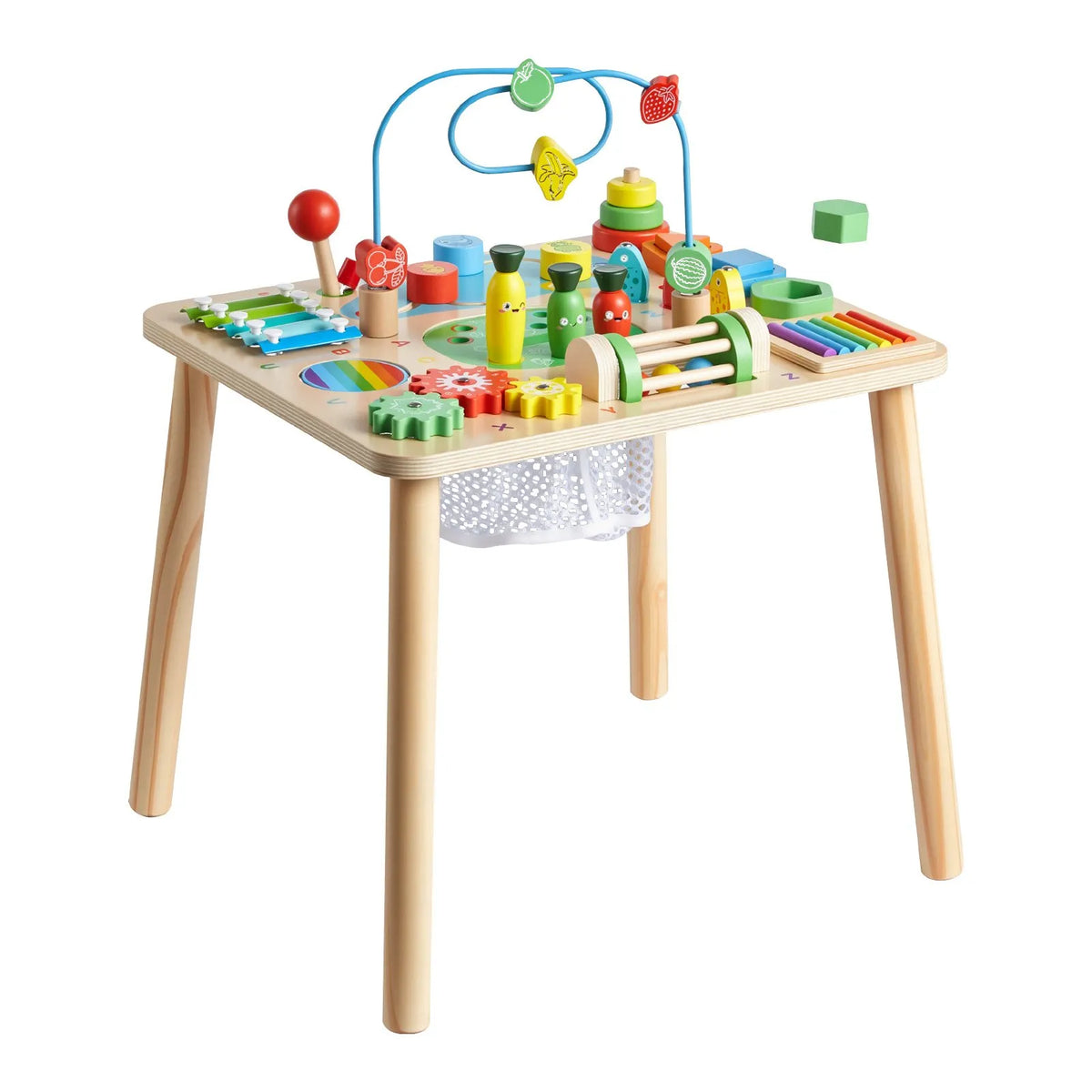 VEVOR Montessori Activity Table 13 in 1 for Children 1–3 Years, Wood