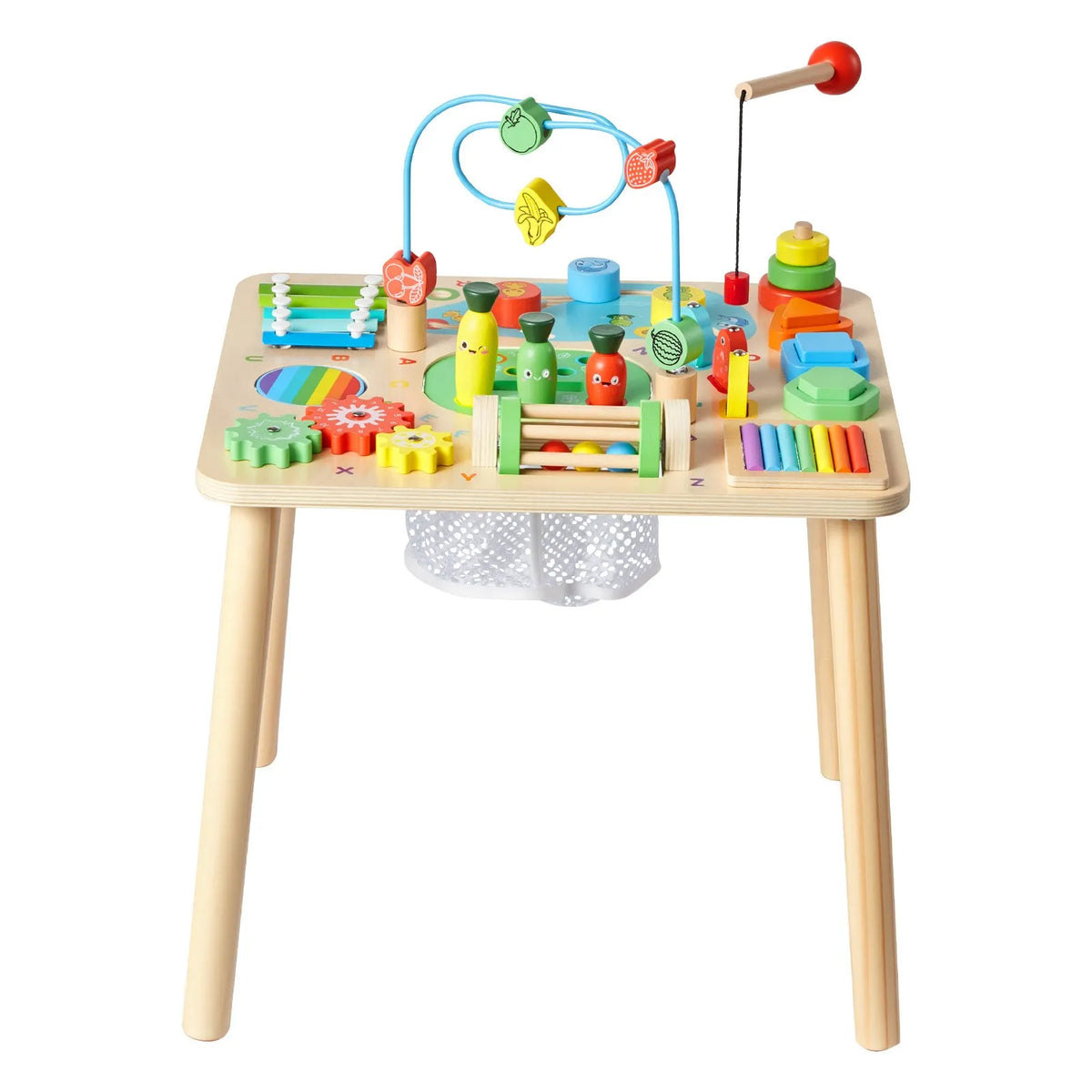 VEVOR Montessori Activity Table 13 in 1 for Children 1–3 Years, Wood