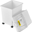 VEVOR 21 L Izejvielu Uzglabāšanas Kaste ar Riteņiem un Slīdošo Vāku, 3 Gab./Komplektā