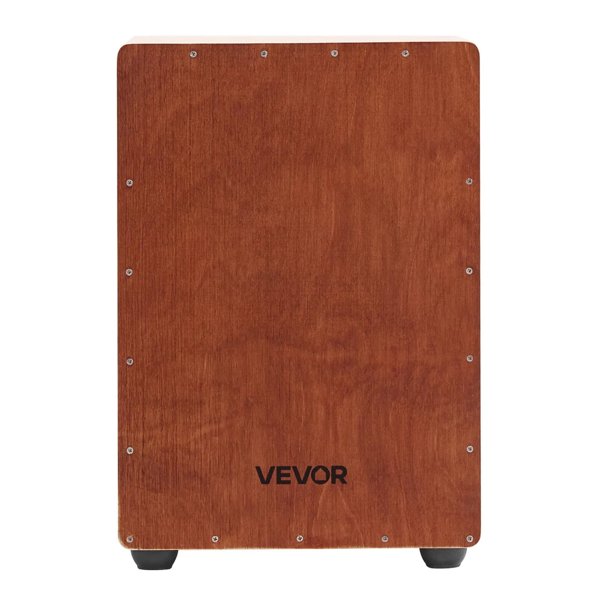 VEVOR Cajon 30.5 × 30.5 × 43 cm with Snare Strings and Silicone Feet, Birch, Lightweight