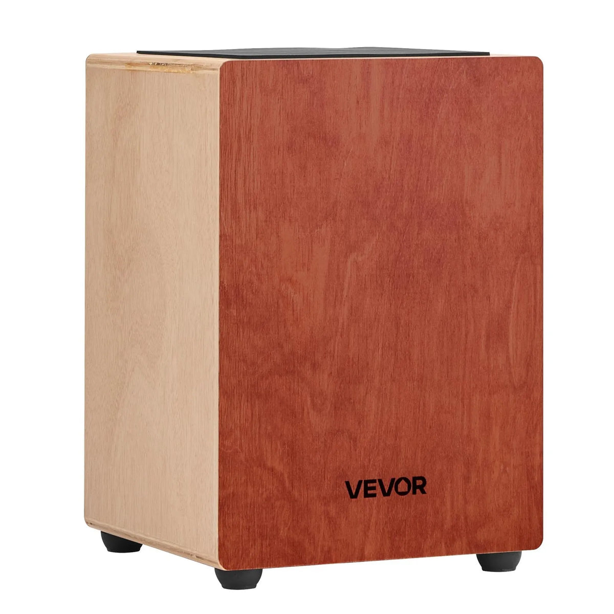 VEVOR Cajon 30.5 × 30.5 × 43 cm with Internal Strings and Bag, Birch