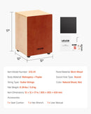 VEVOR kajona boksa bungas ar iekšējām stīgām, pārnēsājamas bērza koka bungas ar silikona kājiņām, 305×305×430 mm