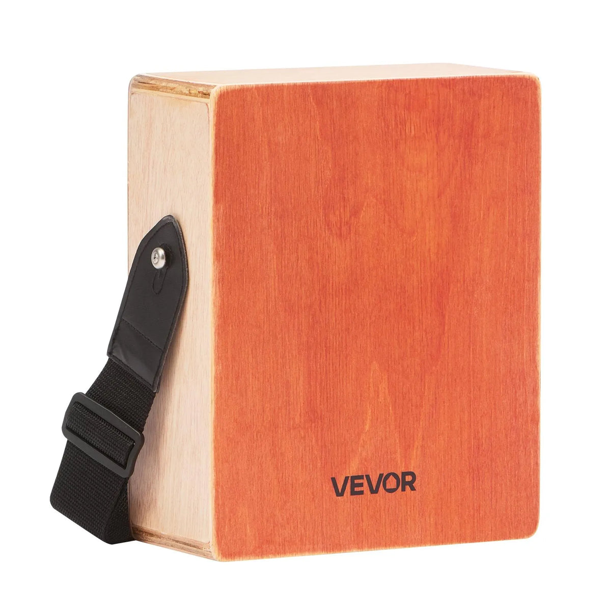 VEVOR Cajon 23 × 10 × 28 cm with Internal Strings, Bag and Adjustable Strap, Birch