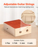 VEVOR kajona boksa bungas ar iekšējām stīgām, vieglas pārnēsājamas bērza koka perkusijas ar ceļojuma somu un regulējamu siksnu, 230 × 100 × 280 mm, iesācējiem un profesionāļiem