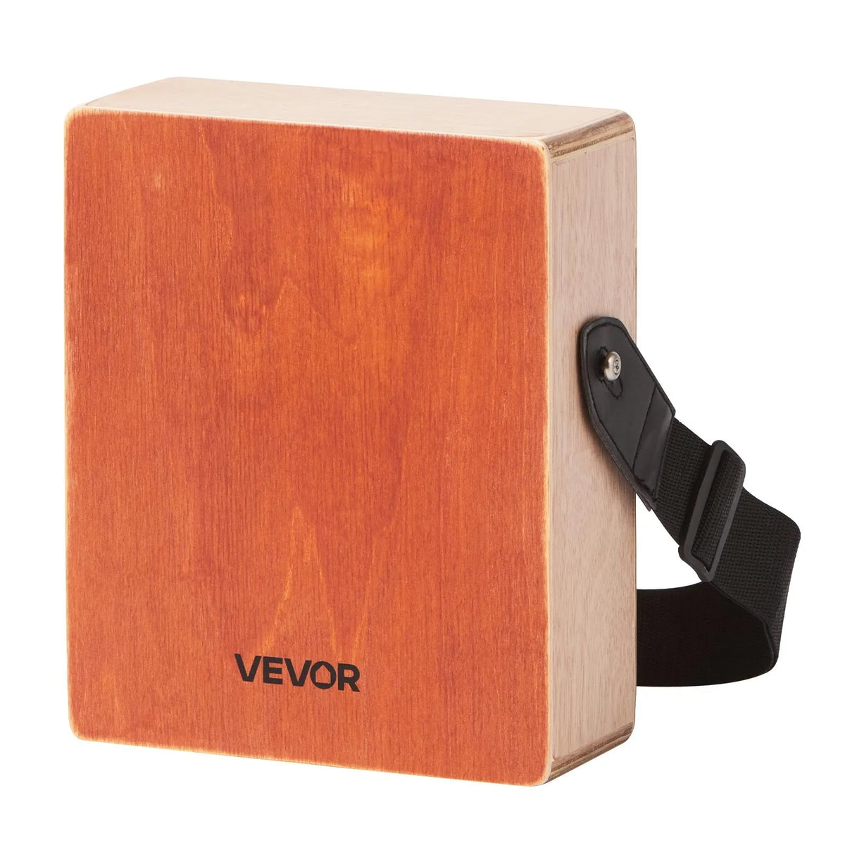 VEVOR Cajon 23 × 10 × 28 cm with Internal Strings, Bag and Adjustable Strap, Birch