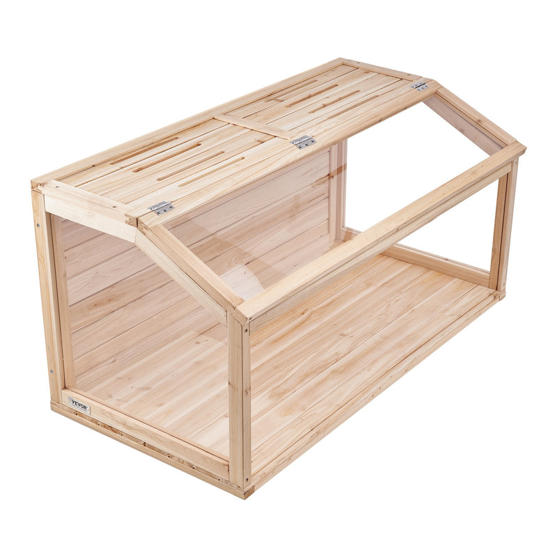 VEVOR koka mazu grauzēju būris, 102 × 51 × 51 cm, piemērots žurkām, grauzējiem un maziem dzīvniekiem