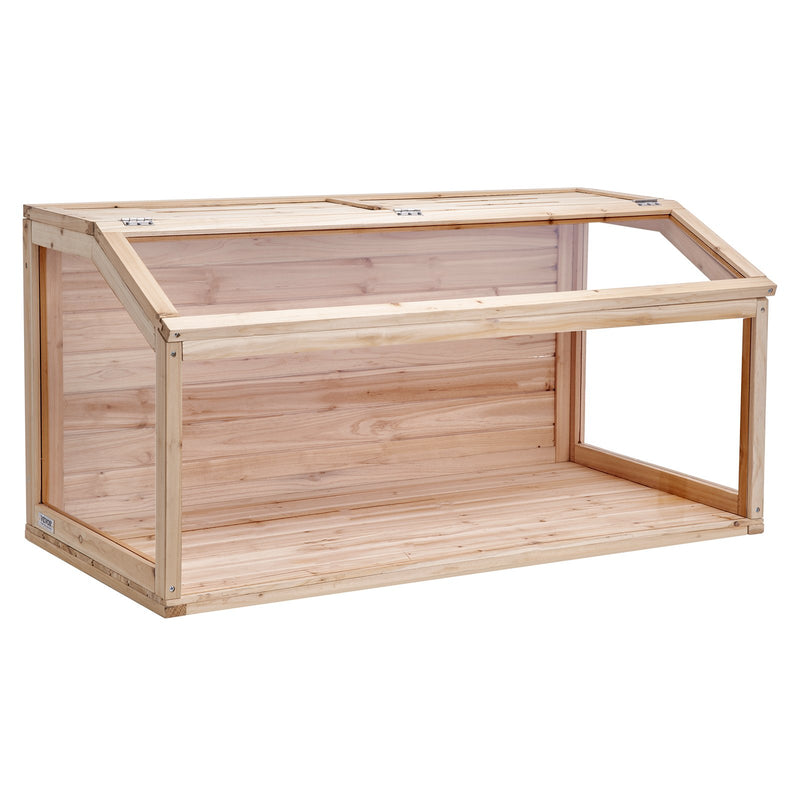 VEVOR koka mazu grauzēju būris, 102 × 51 × 51 cm, piemērots žurkām, grauzējiem un maziem dzīvniekiem