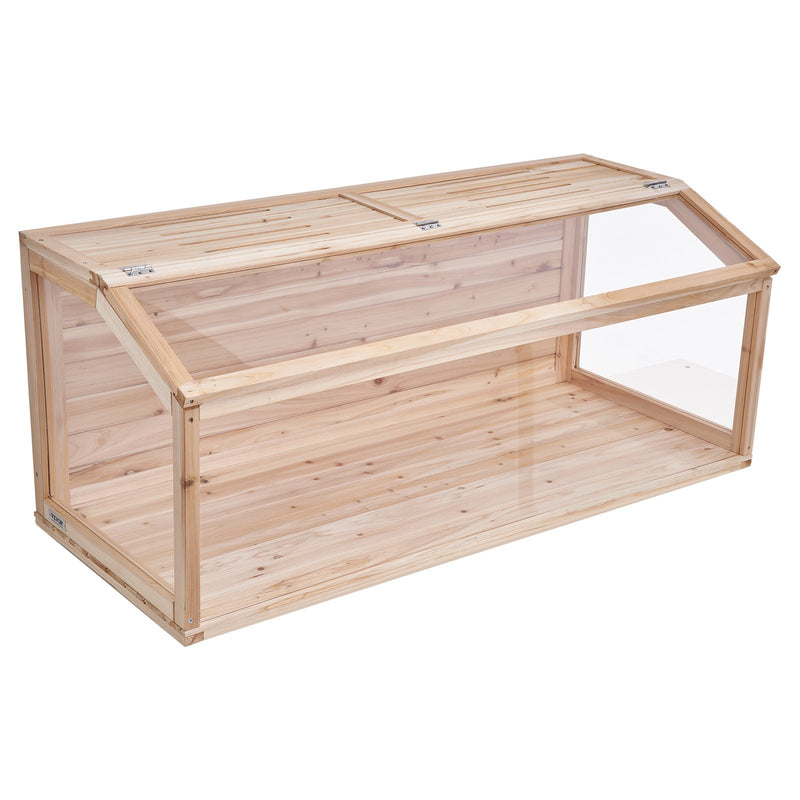 VEVOR koka mazu grauzēju būris 121,9 × 50,8 × 50,8 cm, caurspīdīgi akrila paneļi, piemērots grauzējiem un maziem dzīvniekiem