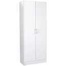 VEVOR virtuves skapītis, 152 cm, 50 kg, brīvi stāvošs, 3 plaukti (2 regulējami), inženieru koks