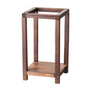 VEVOR koka kāzu laternas, 24 gab., no ciedra koka un plastmasas izgatavoti koka stila laternu svečturi, rustikāls dekoratīvs mājas centrālais akcents, ideāli piemērots kāzu galdiem, ballītēm un lauku stila interjera dekoram iekštelpās, brūnā krāsā