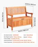 Āra koka sols ar glabātuvi 125 l, paredzēts 2 personām, ar sānu rokturi, iztur līdz 320 kg, laikapstākļu izturīgs, piemērots terasei, dārzam, balkonam un pagalmam