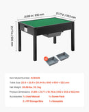 VEVOR bērnu koka aktivitāšu galds ar divpusēju virsmu, universāls rotaļu galds ar 2 uzglabāšanas kastēm, piemērots bērniem no 3 gadu vecuma, ar plašu glabāšanas vietu, melns