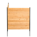 VEVOR koka privātuma žogs, 965 x 1067 mm, 2 paneļu masīvs gaisa kondicioniera aizsargžogs ar metāla mietiņiem, viegla DIY uzstādīšana, āra atkritumu tvertnes aizsegs dārza dekorēšanai - ZEMLETES.LV
