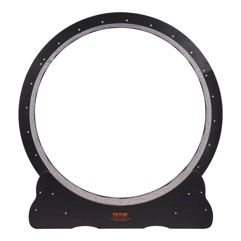 VEVOR koka kaķu skriešanas ritenis ar noņemamu paklāju un rotaļlietu, 110 cm liels trenažieris skriešanai, iešanai un treniņiem telpās, piemērots vairumam kaķu