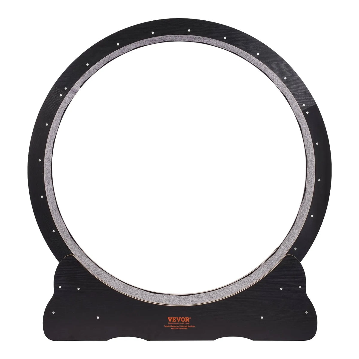 VEVOR Cat Exercise Wheel 110 cm, Wooden, with Removable Mat and Toy
