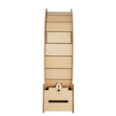 VEVOR koka kaķu skriešanas ritenis ar noņemamu paklāju un rotaļlietu, 110 cm liels trenažieris skriešanai, iešanai un treniņiem telpās, piemērots vairumam kaķu, dzeltens