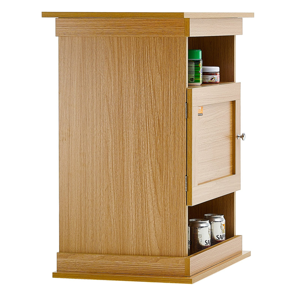VEVOR akvaariumialus kapi ja hoiuruumiga, MDF, 75 l, hele puit