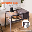 VEVOR koka bruņurupuču mājiņa ar ritenīšiem lietošanai iekštelpās un ārā - piemērota arī čūskām