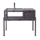 VEVOR koka bruņurupuču mājiņa ar ritenīšiem lietošanai iekštelpās un ārā - piemērota arī čūskām