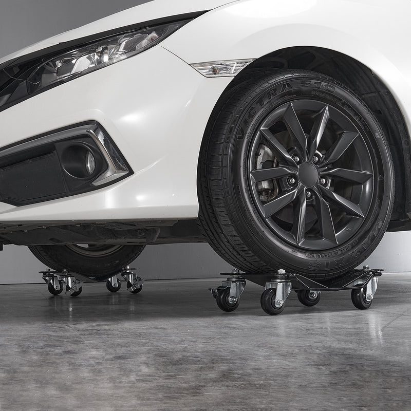 VEVOR auto remonta ratiņu komplekts (4 gab.) smagas slodzes auto remontam - 2 722 kg