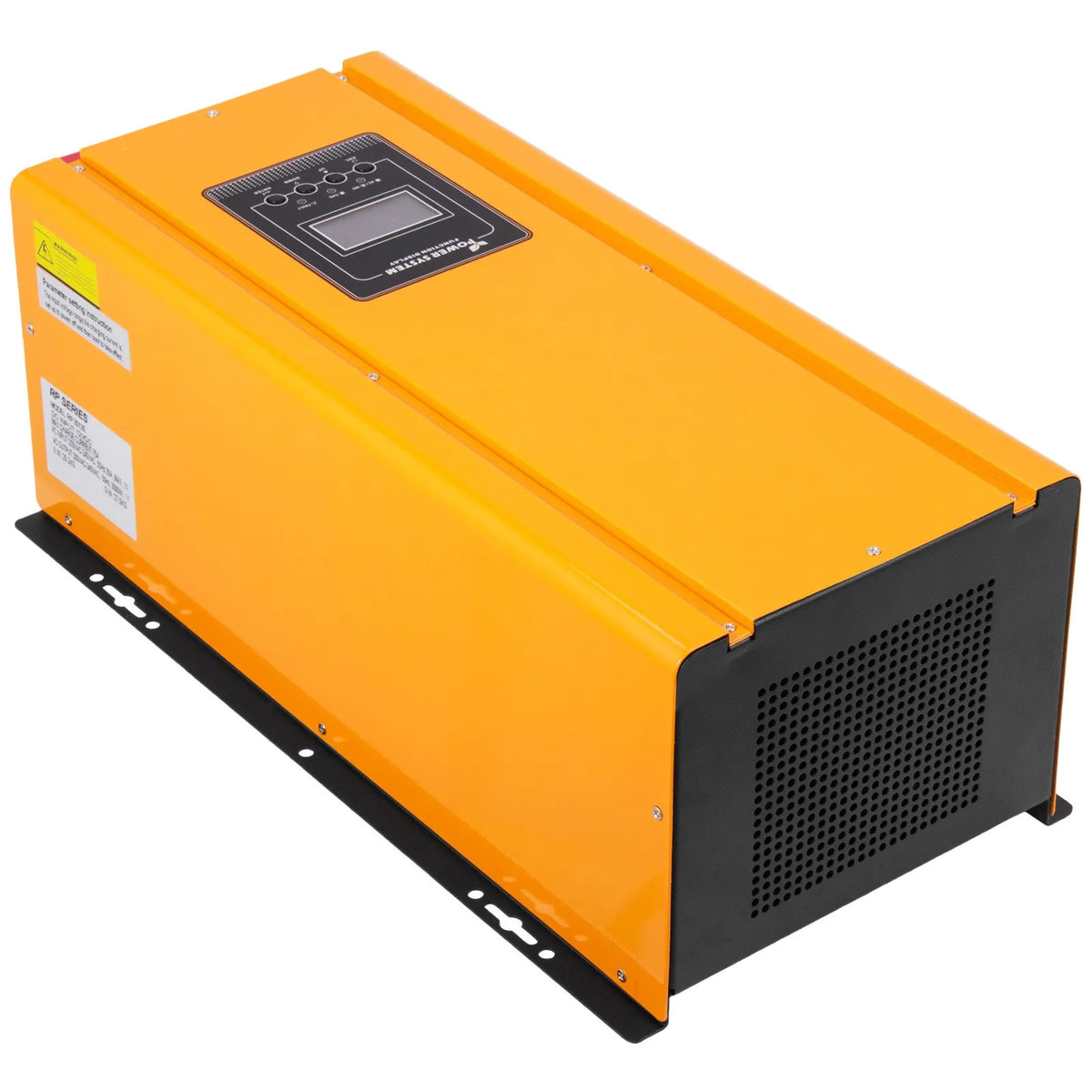 VEVOR 3000 W Pure Sine Wave Power Inverter (Max. 9000 W), 12 V DC to 110 V AC Off-Grid Power Converter with Battery Charger, LCD Display and Low Frequency Solar Inverter