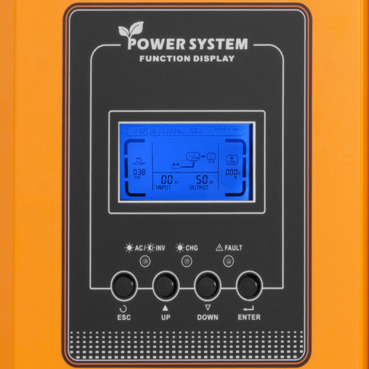 VEVOR 3000 W Pure Sine Wave Power Inverter (Max. 9000 W), 12 V DC to 110 V AC Off-Grid Power Converter with Battery Charger, LCD Display and Low Frequency Solar Inverter