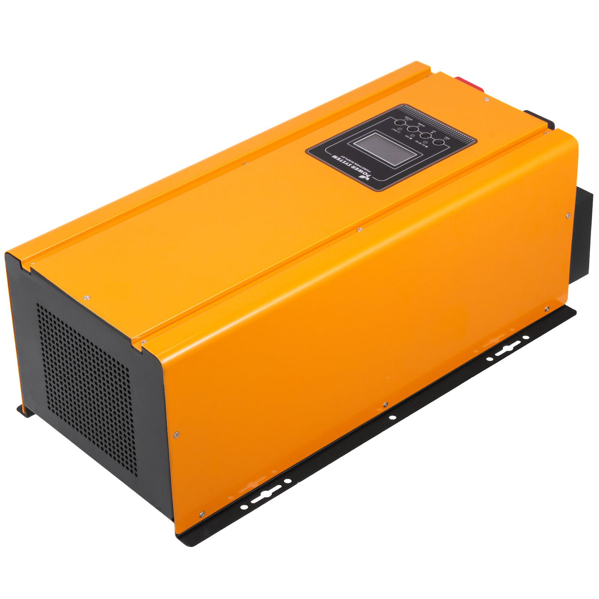 VEVOR 3000 W Pure Sine Wave Power Inverter (Max. 9000 W), 12 V DC to 110 V AC Off-Grid Power Converter with Battery Charger, LCD Display and Low Frequency Solar Inverter