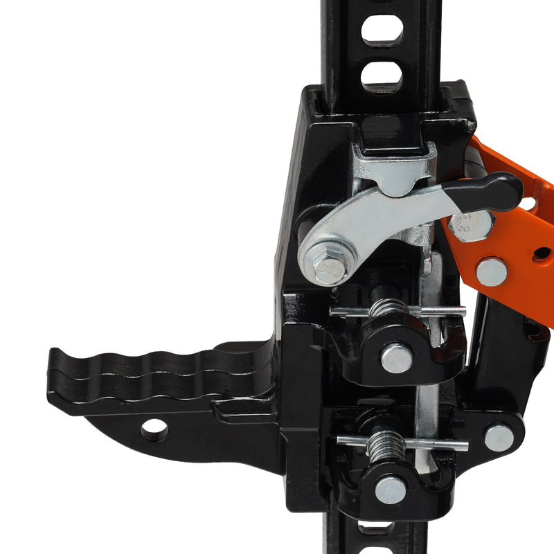 VEVOR augstcelšanas lauksaimniecības domkrats 48", 3175 kg celtspēja, rāčveida smagās klases pacēlājs traktoriem, kravas auto, SUV un bamperu pacelšanai, oranžs