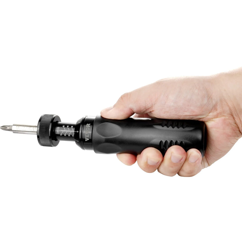 Regulējams griezes skrūvgriezis 1/4", 1,13–7,91 N·m, solis 0,11 N·m