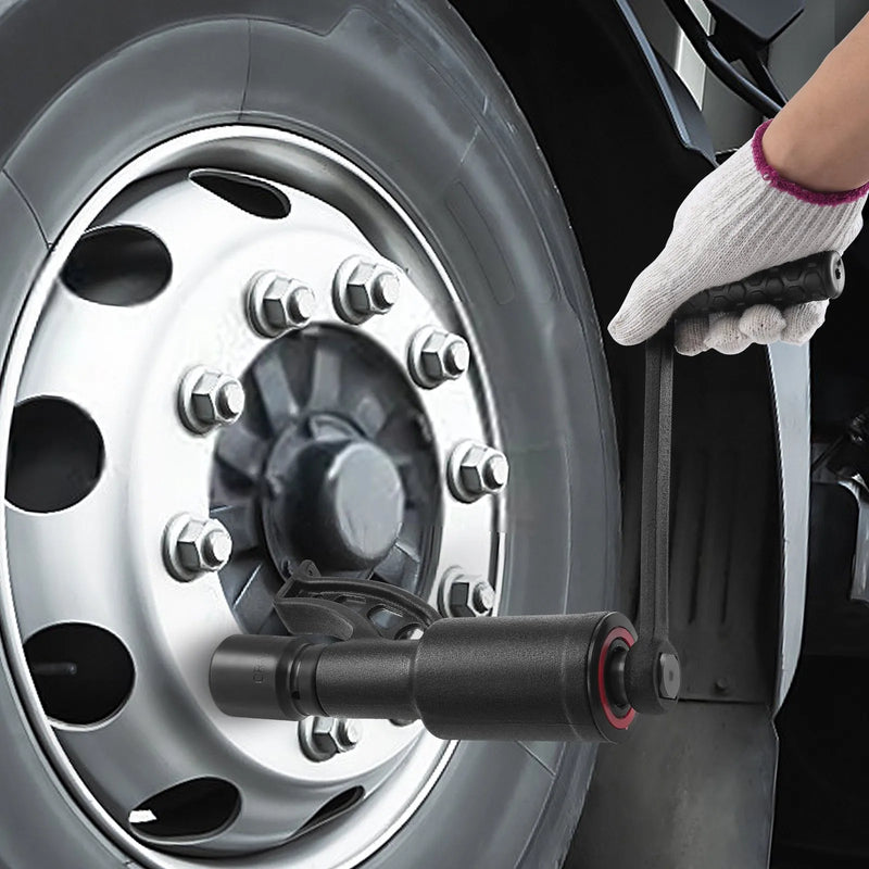 Griezes momenta pastiprinātājs, smagās slodzes atslēga, 25,4 mm, 1:58, 4800 Nm, ar 8 uzgaļiem un koferi kravas automašīnām, piekabēm, kemperiem