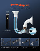 VEVOR divu objektīvu boroskopa endoskopiskā kamera Android, IOS ierīcēm un 3 m čūskas kabelis