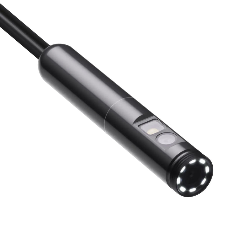 VEVOR endoskopa kamera ar apgaismojumu, divu lēcu boreskopa kamera Android un iOS ierīcēm, 1920P HD inspekcijas kamera ar 8 + 1 LED apgaismojumu, 2× palielinājums, 5 m elastīgs kabelis, IP67 ūdensizturīga kamera automobiļiem un santehnikai
