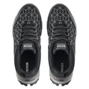 43_VEVOR vīriešu drošības apavi ar tērauda purngalu, izmērs ES 43, viegli elpojoši un triecienizturīgi sporta darba apavi būvniecībai, melni