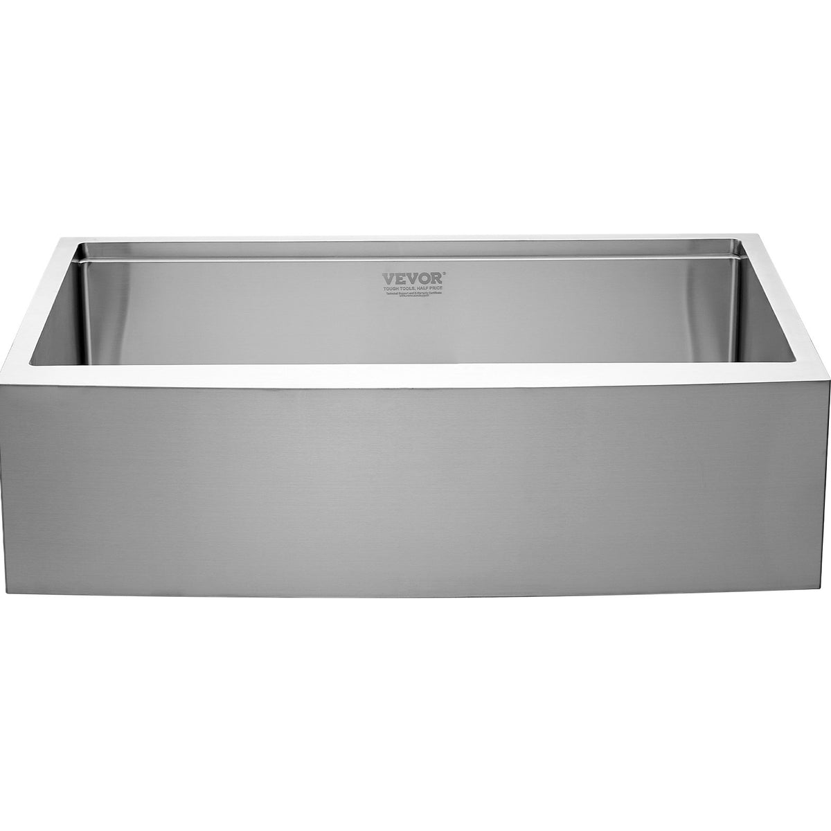 VEVOR Outdoor Kitchen Sink 76 cm, Single Bowl with Drainboard, 304 Stainless Steel, Top Mount