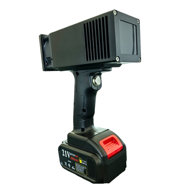 Autoplaču portatīvā UV inspekcijas lampa ar 21V akumulatoru/lādētāju  un pārnēsāšanas kasti