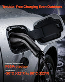 VEVOR elektromobiļu lādētāja pagarinātāja kabelis 16 A, 10 m, līdz 11 kW, saderīgs ar visiem Type 2 elektromobiļu lādētājiem, 3 fāžu AC 480 V 50 Hz, IP65 izturīgs uzlādes kabelis ar pārnēsāšanas somu