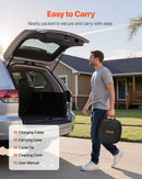 VEVOR elektromobiļu lādētāja pagarinātājs 16 A, 7 m, līdz 11 kW, saderīgs ar visiem Type 2 elektromobiļu lādētājiem, 3 fāžu AC 480 V 50 Hz, IP65 izturīgs uzlādes kabelis ar pārnēsāšanas somu