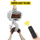 VEVOR digitālie krāna svari, 5000 kg / 11 000 lb, smagās slodzes industriālie karabīnes tipi, LED displejs