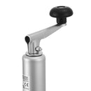 VEVOR piekabes domkrats ar riteni, 150 kg kravnesība, izturīgs piekabināms piekabes stūres domkrats ar vienu riteni un ergonomisku rokturi, 230 mm pacelšanas gājiens, piemērots kemperiem, zirgu piekabēm un universālajām piekabēm