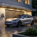 VEVOR 7 kW vienfāzes elektroautomobiļu uzlādes stacija ar Type 2 savienotāju, 230 V, 32 A, lietotnes attālināto vadību, LED indikatoru un IP54