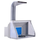 VEVOR Gaisa sprauslas krāsošanas kabīne – divu ventilatoru pārnēsājama krāsošanas kabīne hobijiem