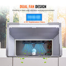 VEVOR Gaisa sprauslas krāsošanas kabīne – divu ventilatoru pārnēsājama krāsošanas kabīne hobijiem