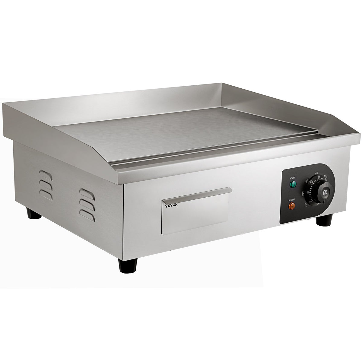VEVOR Electric Griddle Plate 3000 W, 53 cm Flat Surface, Countertop