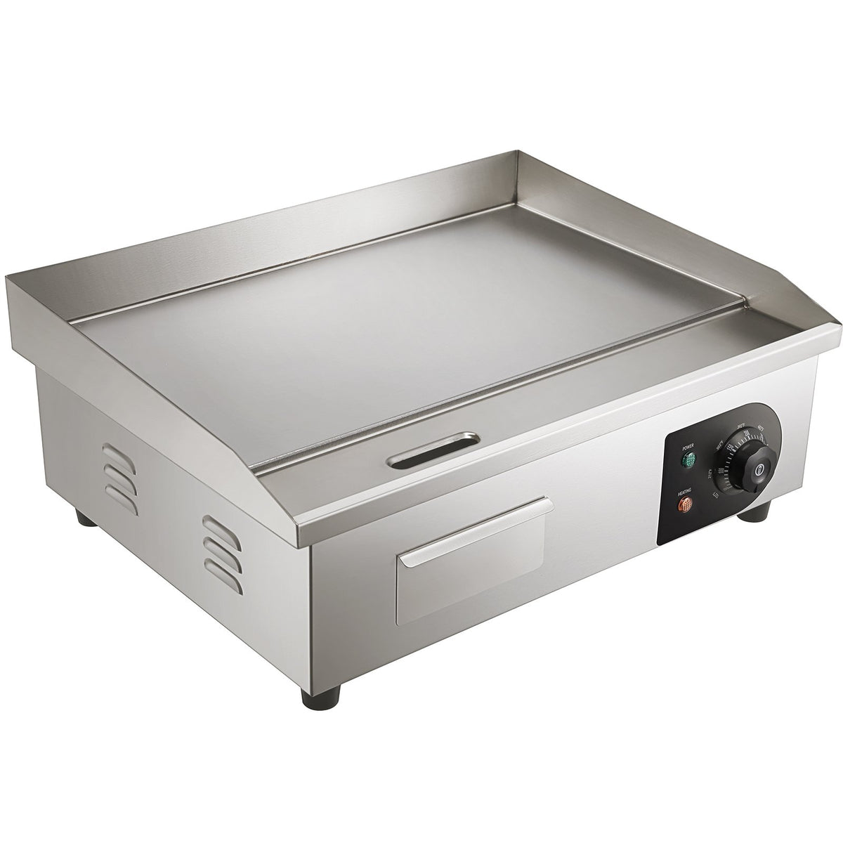 VEVOR Electric Griddle Plate 3000 W, 53 cm Flat Surface, Countertop