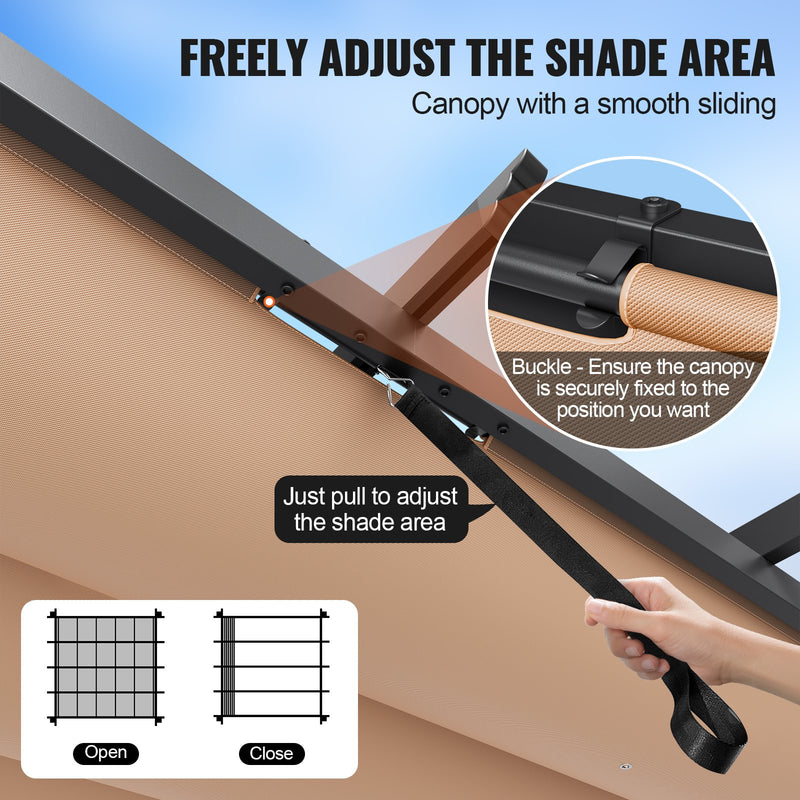 VEVOR 3 x 3 м из алюминиевого сплава, изготовленного из алюминиевого сплава, с использованием небольших конструкций